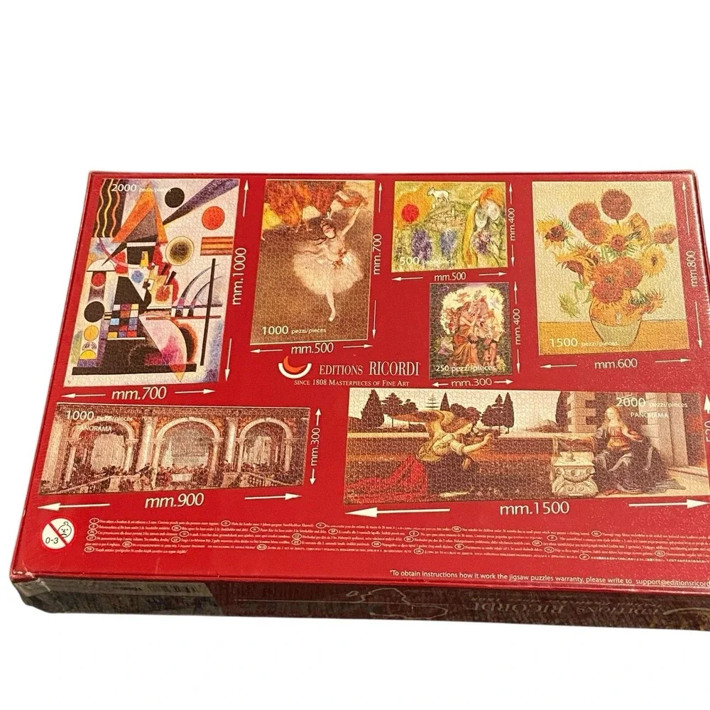 Giovanni Bus-Stop Panorama 1000 Piece Puzzle Editions Ricordi Sealed